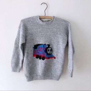 Handmade Thomas The Tank Engine Wool Sweater Knit